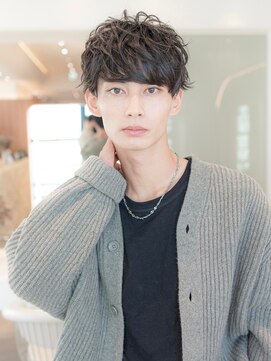 ハバナ 渋谷(HAVANA) アッシュブラック/マッシュパーマ/刈り上げ/ツーブロック