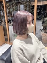 ジールサロン つくば本店&nbsp;ボブ×顔周りレイヤー