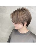 大人かっこいいハイライトショート