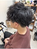 メンズパーマツイストスパイラルパーマ波巻きパーマ