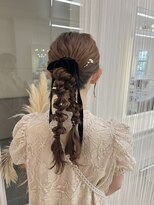 グッディ 岡山下中野店(GOOD-DAY)&nbsp;編みおろしヘア