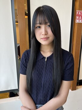 サラビューティーサイト 志免店(SARA Beauty Sight) 【あんstyle】ツヤ髪ロングのダークアッシュカラー！