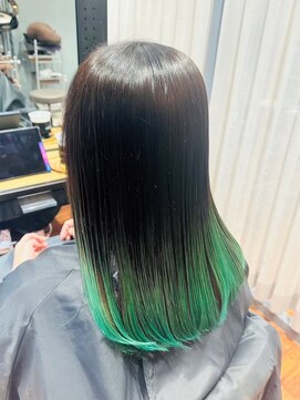 シャトン(chaton) グラデーションカラー/ブリーチ/派手カラー