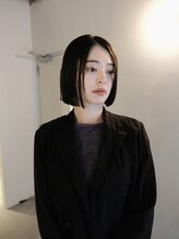 トッド(tod) ストレートパーマ/ボブ/グレージュ/美髪/髪質改善/前髪なし