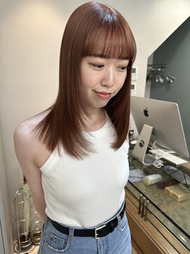 フラム 渋谷(flamme) ◎ブリーチなしピンクオレンジ◎