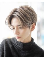 ヘアサロン ビビット 志紀店(VIVIT) センターパート×ハイライト