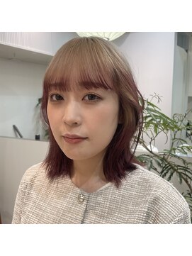 ミーム 原宿 表参道(meme) ダブルカラー/ハイトーンカラー/ケアブリーチ/インナーカラー