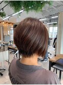 東静岡ショートボブくびれショートイルミナカラー顔周りレイヤー