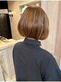 福山人気ワンカールパーマ10代20代30代艶髪美髪ボブ簡単セット