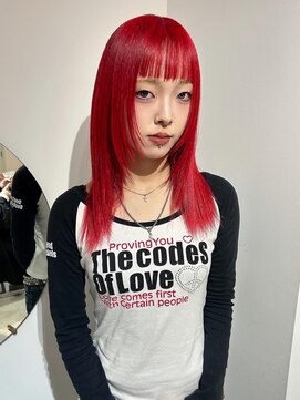 スリー(three) vivid red