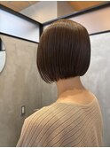 ボブヘア×アッシュベージュ