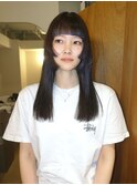 ロング×顔まわりカット