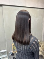 ファビ 渋谷(Fab) くびれヘア/暗めカラー/アプリコットオレンジ/縮毛矯正