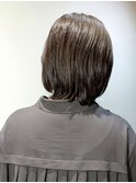 大人上品な柔らかボブ【寝屋川/髪質改善/白髪ぼかし】