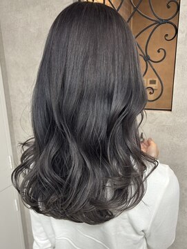 ルノン フィージュ(LUNON fieju) 暗めカラーグランマッシュデザインカラーフェイスフレーミング