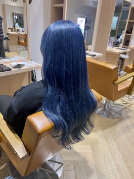 オーブ ヘアー プリモ 盛岡店(AUBE HAIR primo) ブルー