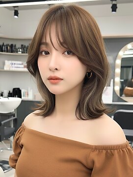 エル 新小岩(elu) 新小岩/ボブ/ミディアム/レイヤーカット/ブリーチなしカラー