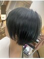 アグ ヘアー ララ 青森イオン前店(Agu hair lala)&nbsp;耳掛けショート×赤み消しカラー