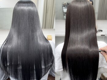 ノイエ 原宿 北参道(NoIE)の写真/真っ直ぐ過ぎないナチュラルな髪質改善ストレートを実現☆縮毛矯正は卒業！[レイヤーカット/ボブ/髪質改善]