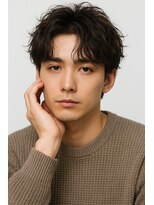 クーシ(kuusi)&nbsp;センターパート×パーマ【高円寺/東高円寺/新高円寺】