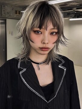 ネハス 名古屋栄店(nehus.) ウルフカット/レイヤーカット/ブリーチカラー/ダブルカラー