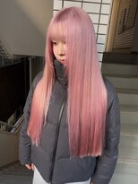 イエナ 渋谷(IENA)&nbsp;ローズブラウンワンホンレイヤー顔周りカットダブルカラー