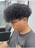 メンズパーマ/ツイストスパイラル/サーフカール/men's/眉毛