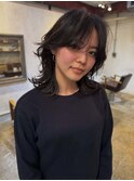 ワンカールで叶えるおしゃれ女子ウルフヘア