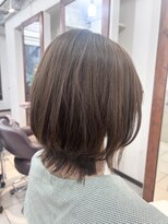 ジャストビューティー シュシュ 横須賀中央店(Just Beauty Chou Chou) 【根岸真奈美】ミディアムレイヤー/外はねセット/くびれ