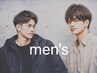 【men's】メンズカット+サラ艶シルク縮毛矯正