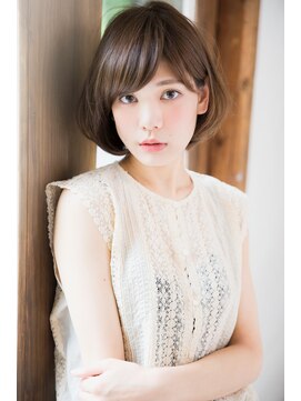 アリエッタ(aRietta) 【aRiettaスタイル】ふんわり丸みショート/くすみカラー/銀座