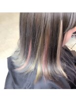 メルシー(Merci)&nbsp;《Merci》暗めカラー＋カラーエクステ