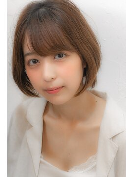 エルフォ(elfo) 【elfo】お手入れ楽ちん乾かすだけでおさまるショートボブ