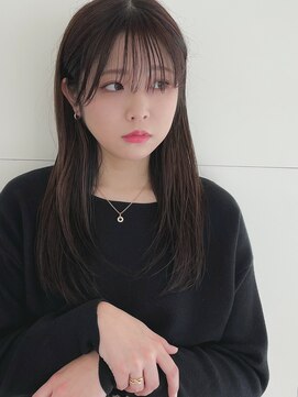 オウルズ(owls) 【owls】大人可愛いシースルーバング耳掛けうるつやロング