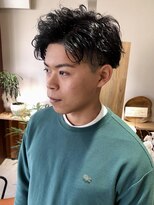 【walt】山田 恭輔 ゆるめスパイラルパーマ メンズカット