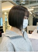 透明感ミントベージュカラー×タッセルヘア　《佐藤》