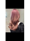 【ROJITHA表参道原宿】ナチュラルピンク×コテ巻き