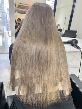 ブレンド 渋谷(BLend) 【BLend渋谷】髪質改善 艶髪 ミルクティーベージュ