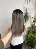 バレイヤージュケアブリーチ白髪ぼかし白髪染め白髪活かし脱白髪