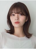 似合わせカット　イメチェン　フルバング　くびレイヤー