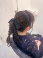 ヘア サロン クラン ソア 心斎橋店(hair salon clan soar) 編みおろしポニー
