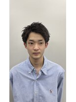 デフカッヅ 北千住(DEF CUTZ) スパイキーショート+ピンパーマ