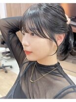 ビューブルー 亀戸錦糸町(VIEW BLUE)&nbsp;美髪シアーカラーピンクブラウンショートカット切りっぱなしボブ