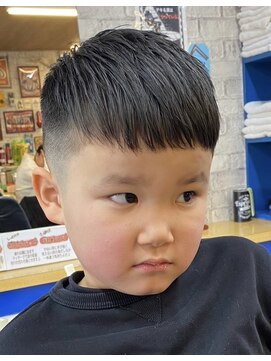 カットハウス キッズクロップフェード