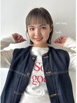 ガーランド (Garland)&nbsp;切りっぱなしボブ/シースルーバング/前髪/原宿神宮前