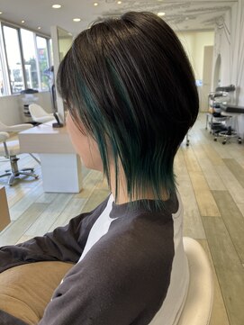 ヘアークラフト アニー 南郷18丁目店(HAIR CRAFT Annie) グリーンウルフ
