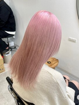 ドットハリス(.Hallis) ホワイトピンク/ホワイトカラー/ ブリーチカラー/髪質改善