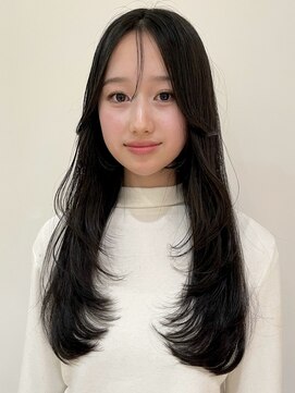 バイオレットジェム(Violet`jem) 暗髪レイヤーカットロングヘアMI-30