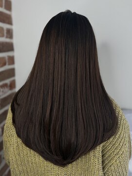 エニー 栄(Any) ブラウンベージュ×韓国ストレート