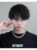 ダークアッシュ/韓国マッシュ/ニュアンスパーマ[池袋駅/men's]